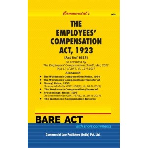 Commercial's Employee's Compensation Act, 1923 Bare Act 2023